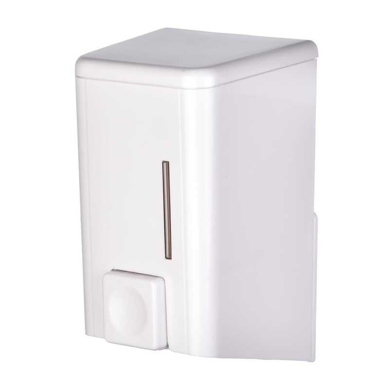 White Manual Soap Dispenser